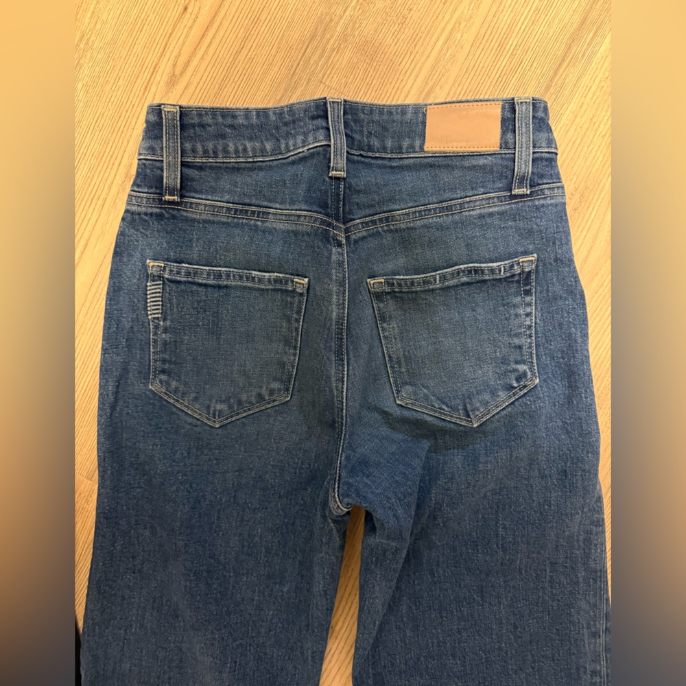 PAIGE Anessa Flare Wide Leg Jeans in Blue Size25 - Picture 9 of 9